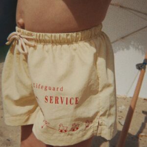 Pomio Short Swim Shorts - Banana Crepe - Konges Slojd