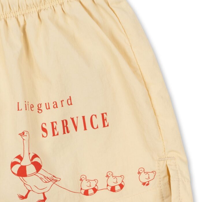 Pomio Short Swim Shorts - Banana Crepe - Konges Slojd