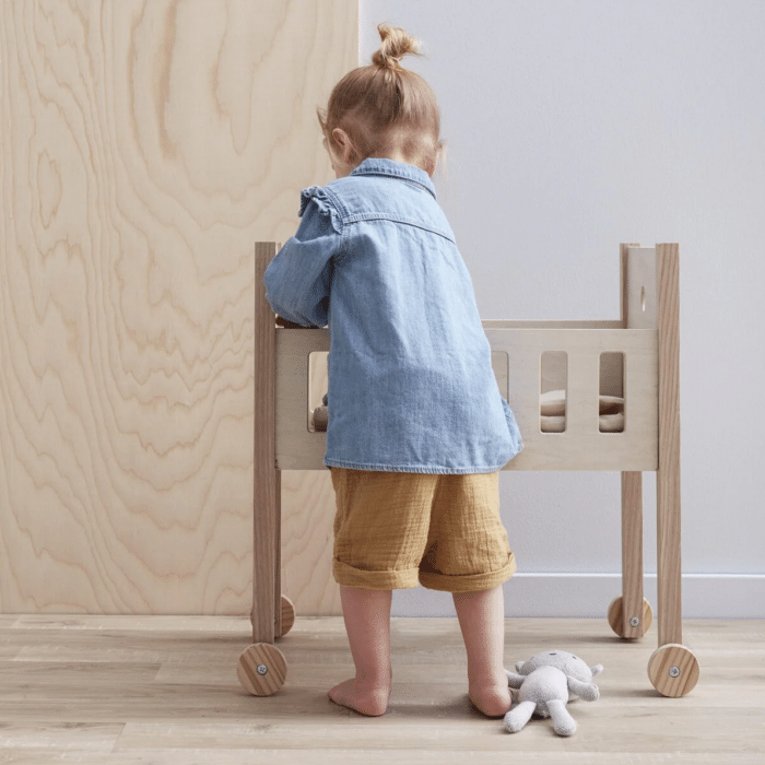 Poppenbed Nature inclusief bedset - Kid's Concept