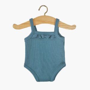 Poppenkleertjes - Romper Ruffles - Blue - Minikane