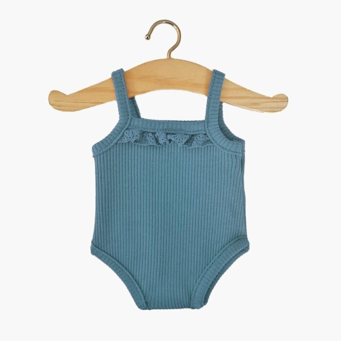 Poppenkleertjes - Romper Ruffles - Blue - Minikane