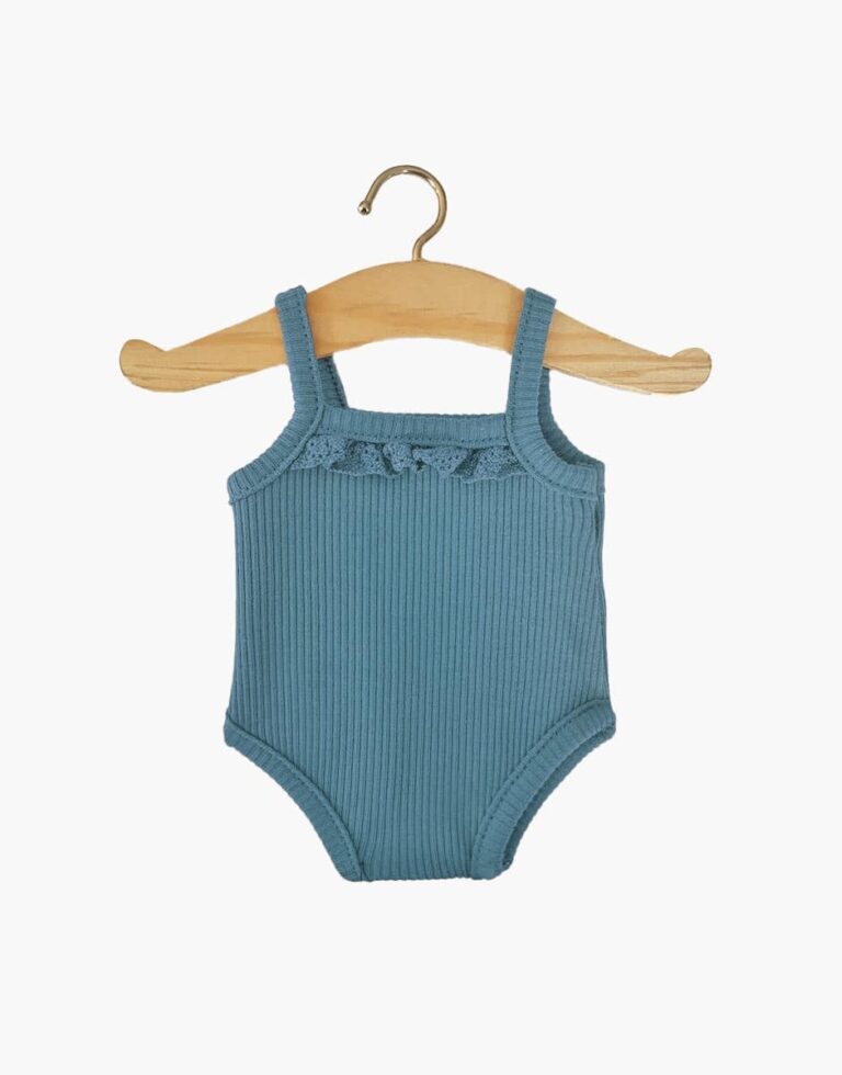 Poppenkleertjes - Romper Ruffles - Blue - Minikane