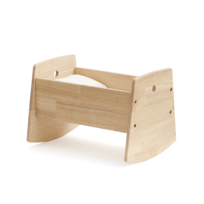 Poppenwieg Nature inclusief bedset - Kid's Concept