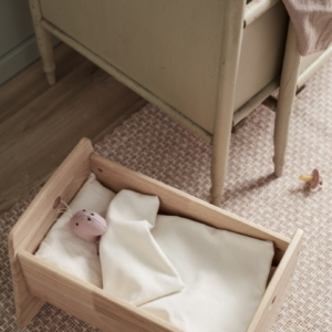 Poppenwieg Nature inclusief bedset - Kid's Concept