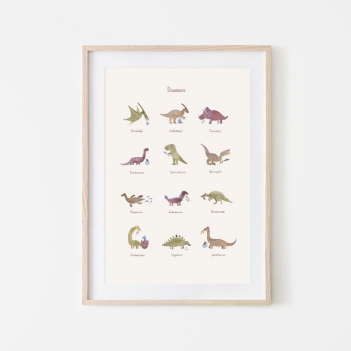 Poster - Medium - Dinosaurs - Mushie