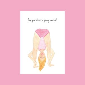 Postkaart - Almost granny panties - Studio Bertha