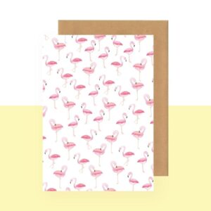 Postkaart - Flamingo - Studio Bertha