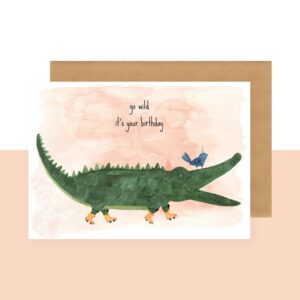 Postkaart - Go Wild - Studio Bertha