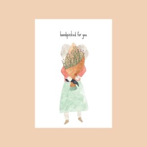 Postkaart - Handpicked for you - Studio Bertha