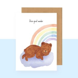 Postkaart - Klein groot wonder - Studio Bertha