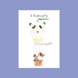 Postkaart - Oh the places you'll go - Studio Bertha