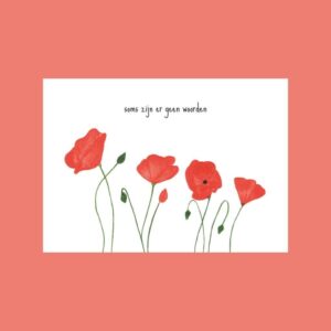 Postkaart - Soms zijn er geen woorden - Studio Bertha