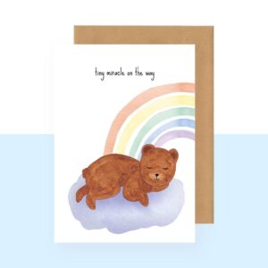 Postkaart - Tiny Miracle On The Way - Studio Bertha