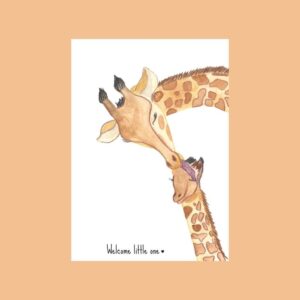 Postkaart - Welcome little one - Studio Bertha
