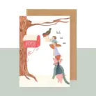 Postkaart - Liefs van ons - Studio Bertha