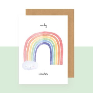 Postkaart - Someday Somewhere - Studio Bertha