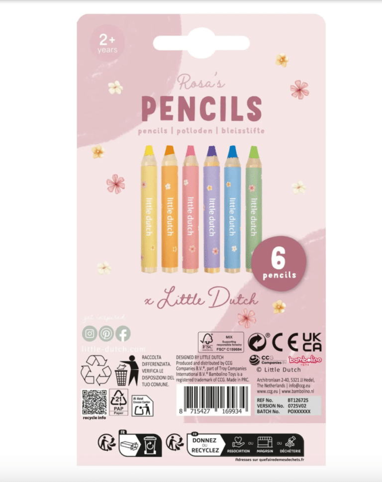 Potloden - Rosa - Little Dutch Potloden - Rosa - Little Dutch
