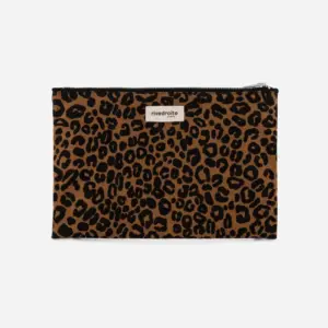 Pouch Barbette - Coton recyclé Léopard - Rive Droite