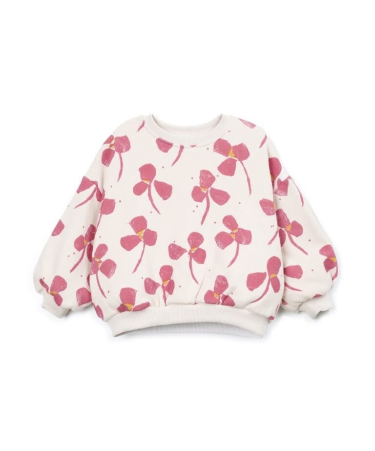 Printed Fleece Sweater - Sketches - Play Up
