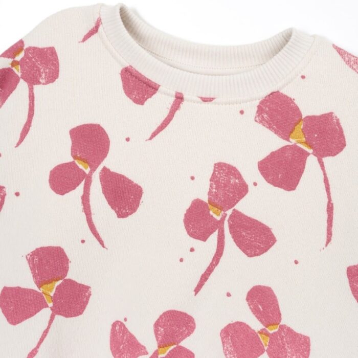 Printed Fleece Sweater - Sketches - Play Up