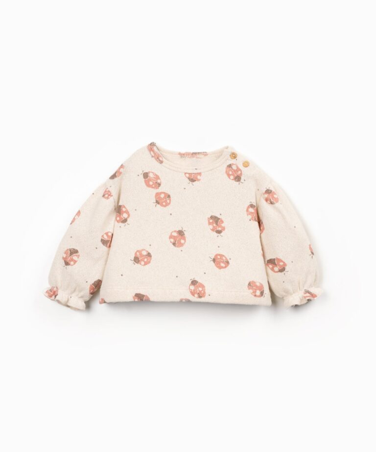 Printed Jersey Sweater - Sketches - Play Up