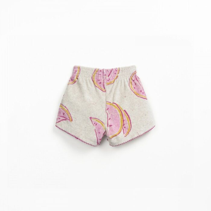 Printed Plush Shorts - Waterlemon - Play Up Printed Plush Shorts - Waterlemon - Play Up