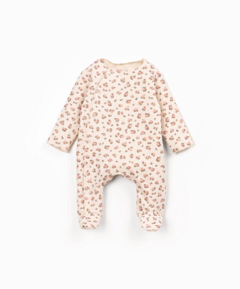Printed Rib Jumpsuit - Sketches - Play Up