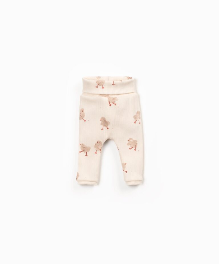 Printed Rib Leggings - Sketches - Play Up