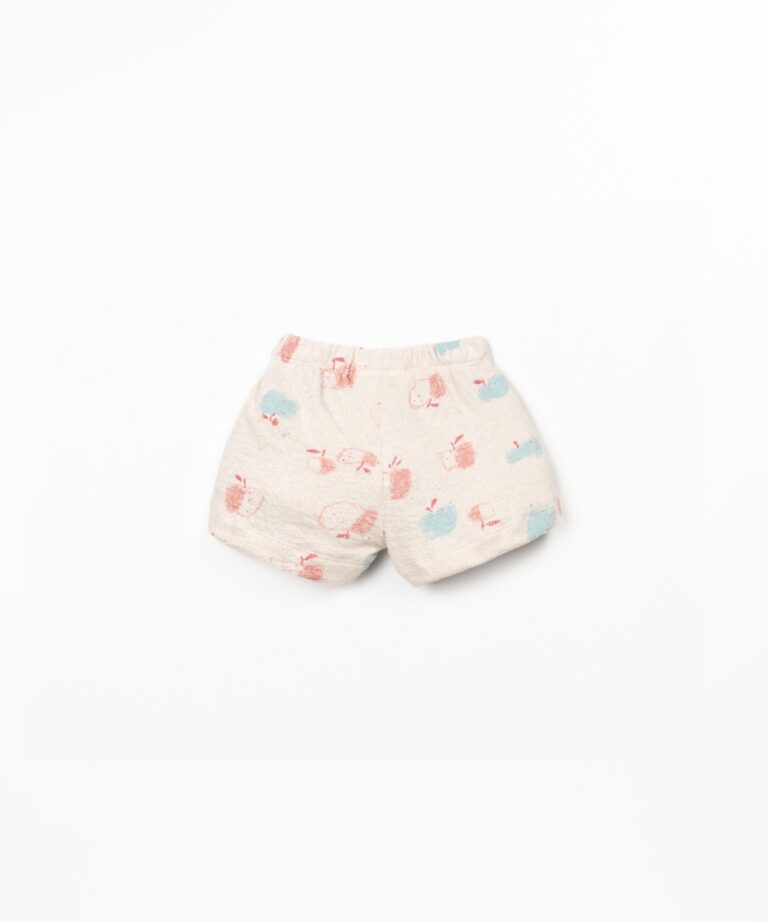 Printed Shorts - Apples - Play Up Printed Shorts - Apples - Play Up