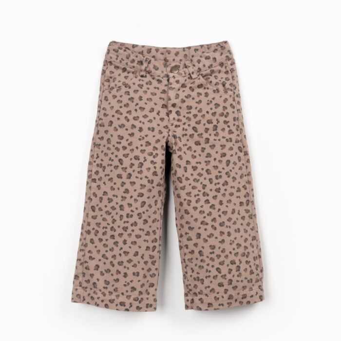 Printed Twill Trousers - Drawing - Play Up