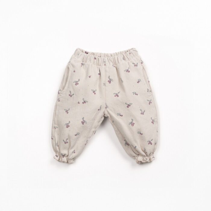 Printed Twill Trousers - Tones - Play Up Printed Twill Trousers - Tones - Play Up