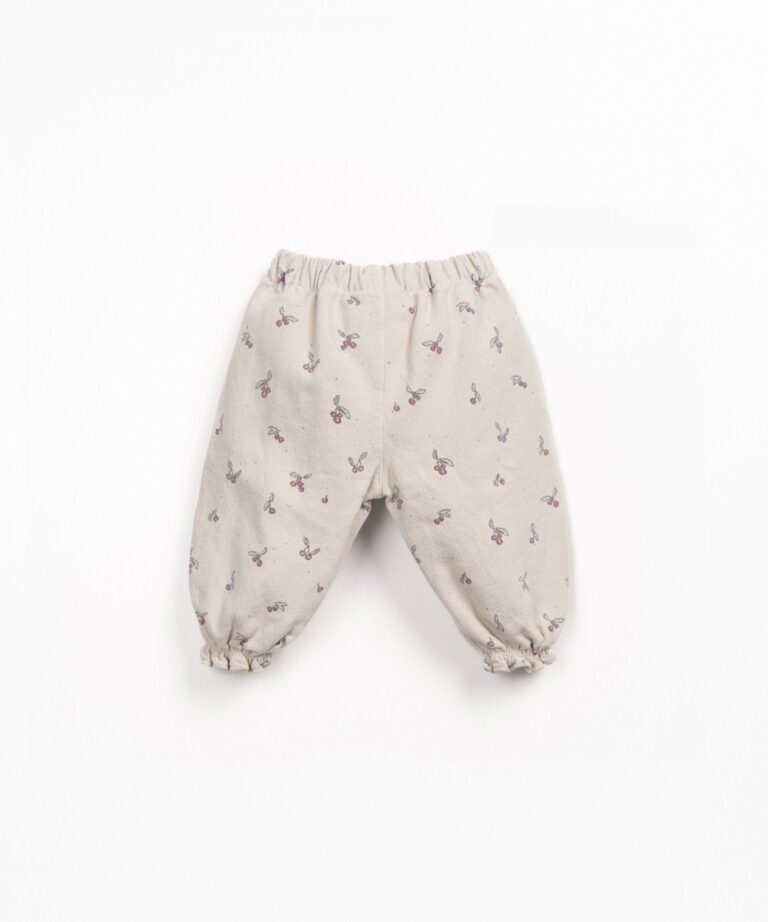 Printed Twill Trousers - Tones - Play Up Printed Twill Trousers - Tones - Play Up