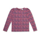Puff Sleeve Top − Blossom Plum AOP - Petit Blush