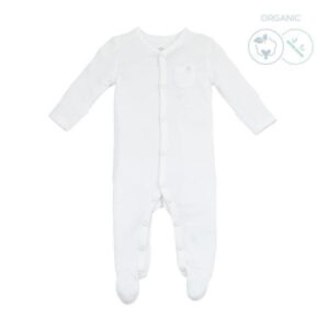 Pyjama Drukknoopjes - White - Mori