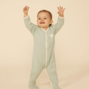 Pyjama Hartje - Groen - Petit Bateau Pyjama Hartje - Groen - Petit Bateau