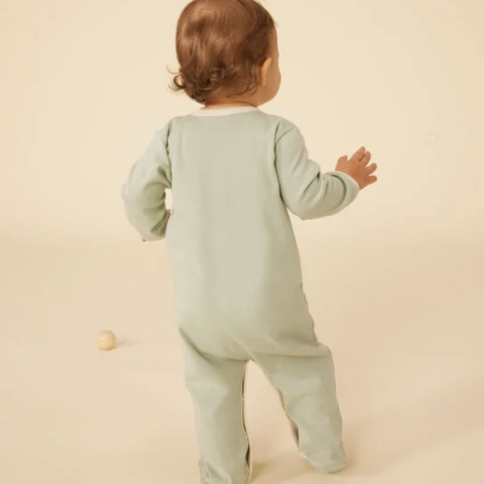 Pyjama Hartje - Groen - Petit Bateau Pyjama Hartje - Groen - Petit Bateau