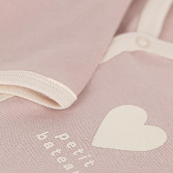 Pyjama Hartje - Roze - Petit Bateau Pyjama Hartje - Roze - Petit Bateau