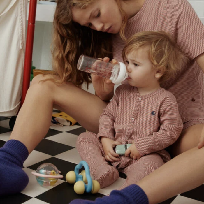 Pyjama Streepjes - Red - Petit Bateau Pyjama Streepjes - Red - Petit Bateau