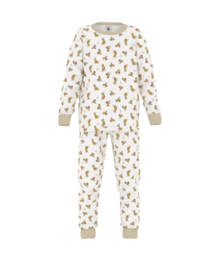Pyjama uit 2 stuks - Leopard - Petit Bateau Pyjama uit 2 stuks - Leopard - Petit Bateau
