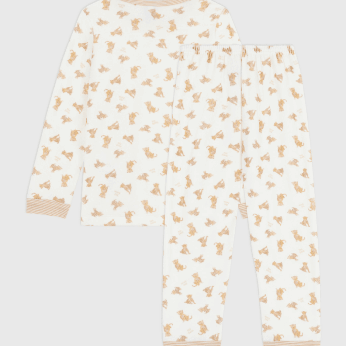Pyjama uit 2 stuks - Leopard - Petit Bateau Pyjama uit 2 stuks - Leopard - Petit Bateau