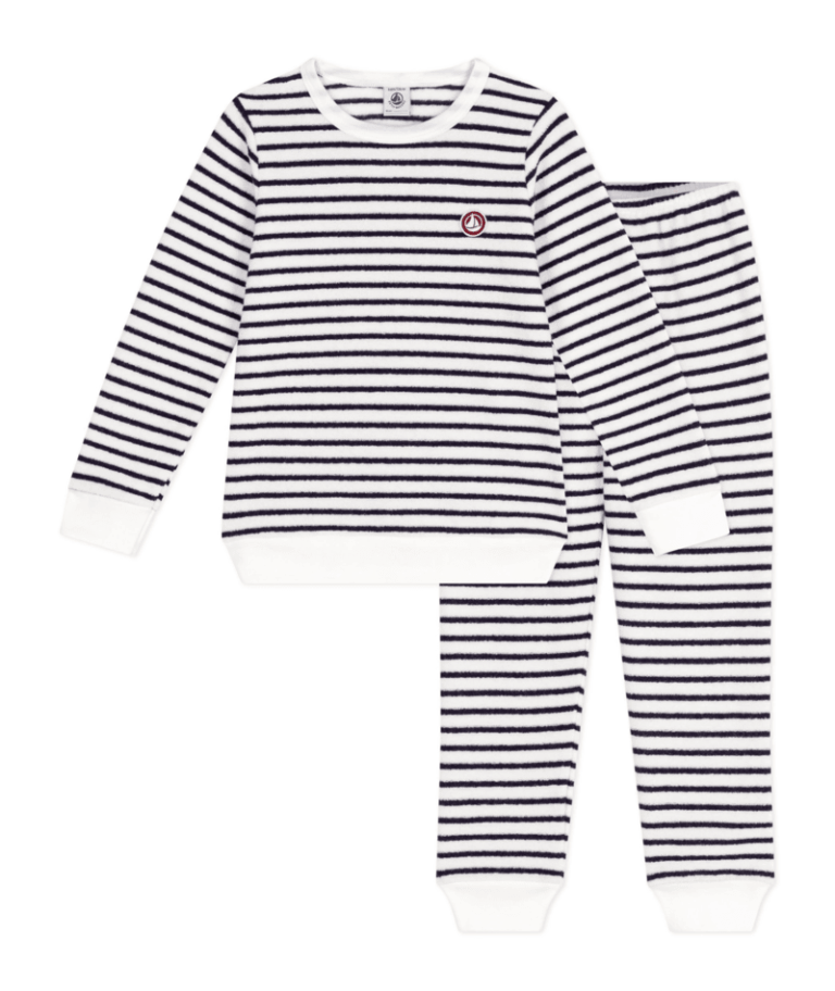 Pyjama uit 2 stuks - Milk/Soir - Petit Bateau Pyjama uit 2 stuks - Milk/Soir - Petit Bateau