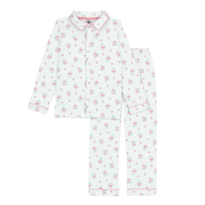 Pyjama uit 2 stuks Lange Mouwen - Bloemetjes - Petit Bateau
