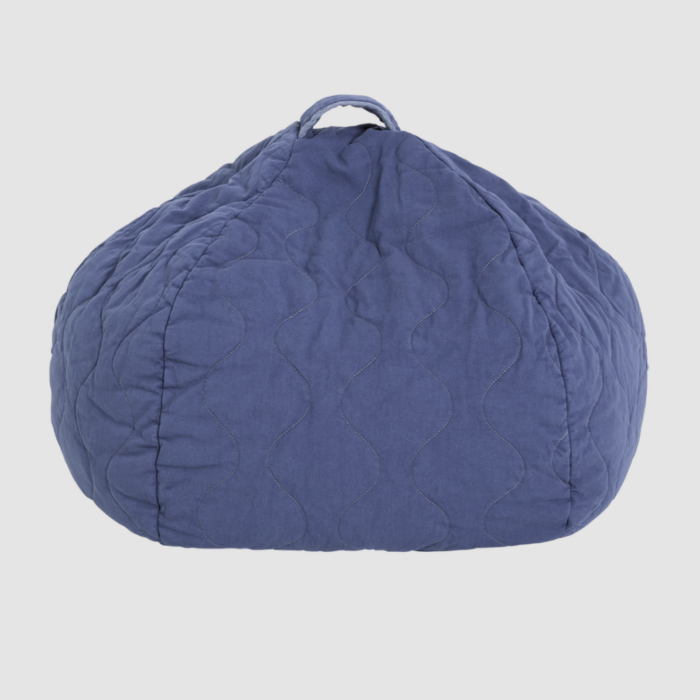Quilted Beanbag - Cobalt - Nobodinoz