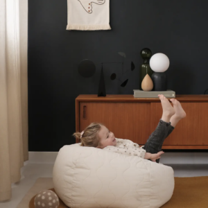 Quilted Beanbag - Natural - Nobodinoz