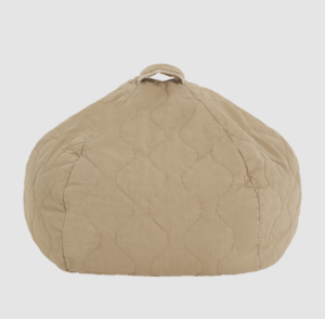 Quilted Beanbag - Sesame - Nobodinoz