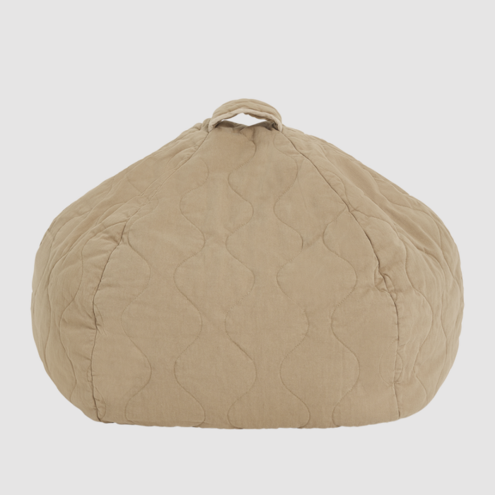 Quilted Beanbag - Sesame - Nobodinoz