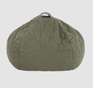 Quilted Beanbag - Vetiver - Nobodinoz