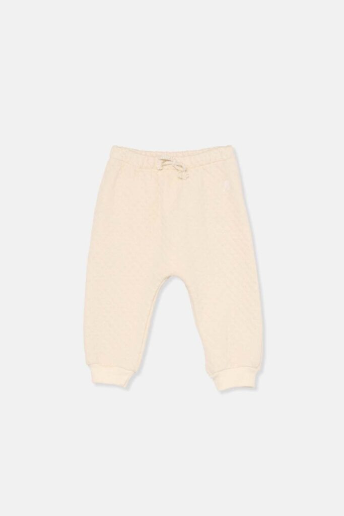 Quilted baby pants - Ivory - My Little Cozmo