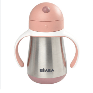 RVS rietjesbeker 250ml - Old Pink - Beaba