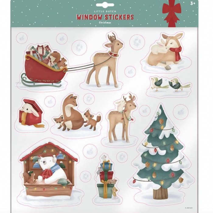 Raamstickers Kerst - Little Dutch
